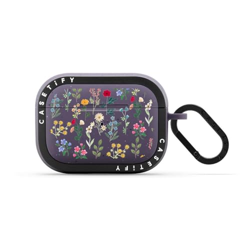 Coque AirPods Pro 2 et 1 CASETiFY Bounce violette protection antichoc