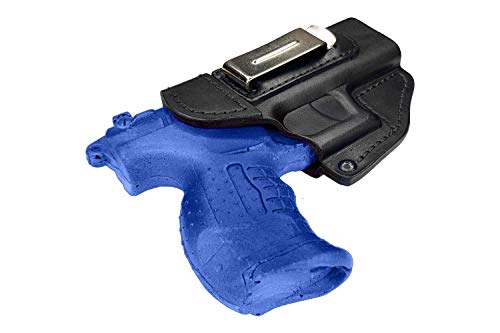 VlaMiTex IWB 2 Étui en Cuir pour Walther P22 P22Q / PK380 / Ruger SR 22, Port Discret/caché – vue 2
