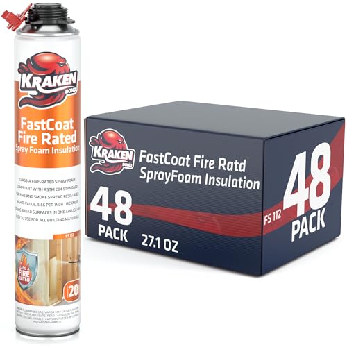 Kraken Bond Fire Rated Spray Foam Insulation Kit 48x27.1 oz
