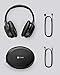 Active Noise Cancelling Headphones,Utaxo Bluetooth Headphones Over Ear with Mic Hi-Fi Sound Deep Bass Foldable Wireless Headset,Quick Charge 30H Playtime for Cellphone PC TV Travel