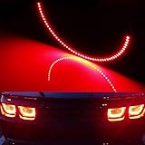 iJDMTOY 4pc Set Red LED Circuit Boards Compatible With 2010-2013 Chevrolet Camaro, For Taillamp...