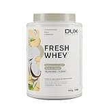 Vitamina de Whey com Abacaxi 5 Dux Nutrition Fresh Whey Abacaxi E Coco - Pote 900 G