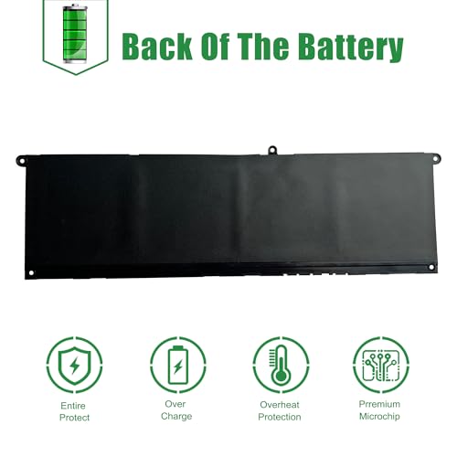 Image of V6W33 CPX-XDY9K 54Wh Laptop Battery Replacement for Dell Latitude 3320 3420 3520 3330 Inspiron 3510 5510 5518 5310 Vostro 5310 5410 5415 5510 5515 3510 Series 0XDY9K XDY9K 0WV3K8 WV3K8 15V
