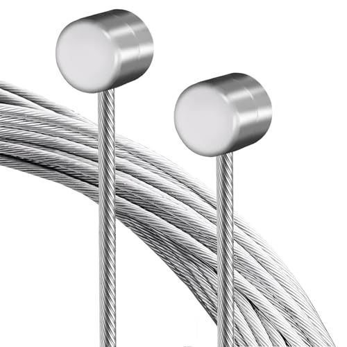 Sandphyrre 2 Pcs Bike Brake Cable kit, Universal Standard Bicycle Brake Cable, for Front and Rear Gear Cables on Road Bikes, Mountain Bikes and MTB