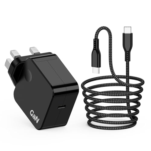65W GaN USB C Charger for DJI Mini 5 Pro/4 Pro/4K/3/3 Pro, Neo/Neo 2, Mavic 4 Pro/3 Pro, Avata 2, Air 3/3S Drone, RC Pro/RC Pro2, Osmo Action 6/5 Pro/4/3, Mobile 8/7P/7/6,DJI USB C Power Adapter