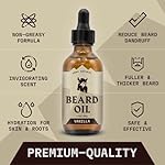 Striking Viking Beard Oil and Balm - Leave in Beard Conditioner - Tames, Styles, Softens, and Moisturizes Beards and Mustache - Made with All Natural and Organic Argan and Jojobo Oils, Vanilla - Image 3
