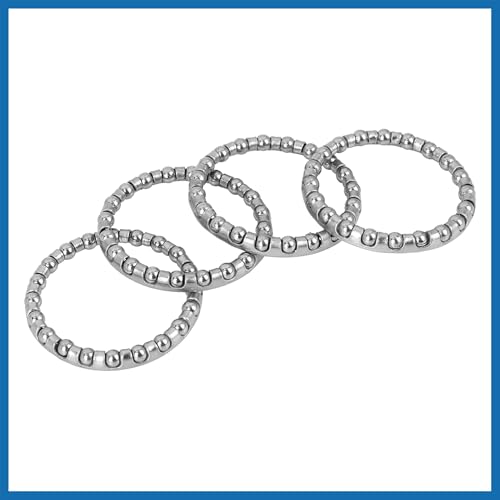 A ABSOPRO 4 peças de rolamentos de esferas de 4 mm x 22 gaiolas de manivela retentor de rolamento de