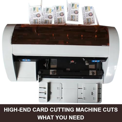 Cortadores automáticos de tarjetas de visita: cortadores de papel eléctricos para tarjetas de 90 x 54 mm, corte de 30-40 piezas por minuto, para negocios, invitaciones, membresías