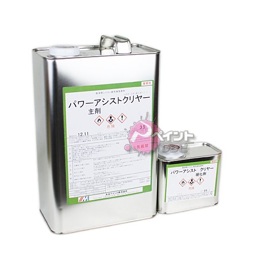Amazon.co.jp: 水谷ペイント パワーアシストクリヤー 艶有 4kgセット 