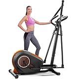 ANCHEER Elliptical Machine, Elliptical Exercise Machine for Home with Hyper-Quiet Magnetic Driving System, Elliptical Trainer with 22 Resistance Levels, Max 330Lbs