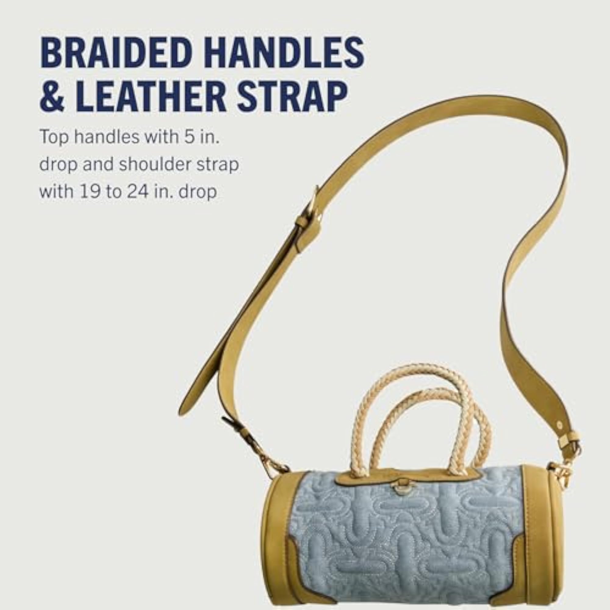 Denim Duffel Bag, One Size