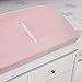 American Baby Company Heavenly Soft Chenille Fitted Contoured Changing Pad Cover, Pink, for Girls