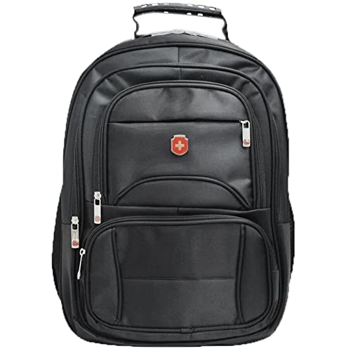 Mochila executiva para notebook, Nylon, Preta, Unissex