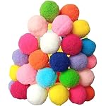 30 Pcs Soft Pom Pom Balls for Kittens with Cat Ball Launcher Toy, Interactive Plush Toy for Kitten Training and Play - Pet Products for Cats (3.0 CM with Bloster) - Image 5