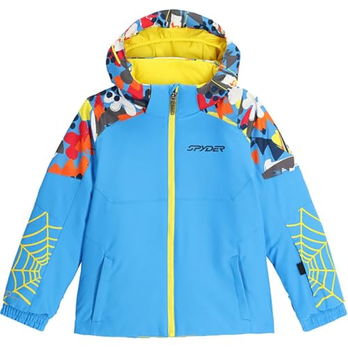 Veste Challenger Spyder pour garçon imprimé Yeti Camo Aether Bleu 5 ans