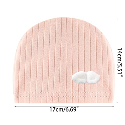 Baby Beanie Hat Cotton Turban Hat For Newborn Boys Girl 0-3M Soft Breathable Baby Hat Headdress Universal Hospital Hat Baby Turban Hat 0-3 Months Newborn #TOP3