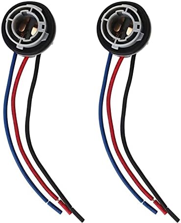 SAUTOP 4Pcs BAY15d 1157 LED Light Bulbs Socket Holder,P21/5W Adapter Base Connector Car Accessories for Brake Light Turn Signal Headlight Light