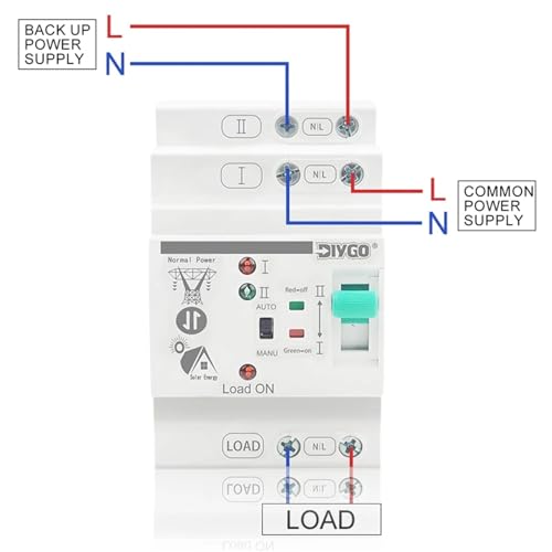 Sélecteur électrique d'alimentation sans interruption ATS 80A avec transfert instantané - 3