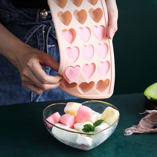 Bandeja de Hielo de Silicona en Forma de Corazón OSALADI miniatura 3
