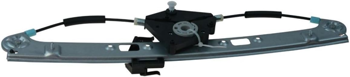 Power Window Regulator Rear Passenger Side Galvanized Steel 749-587 WRA52738 51353448252 135-58667R