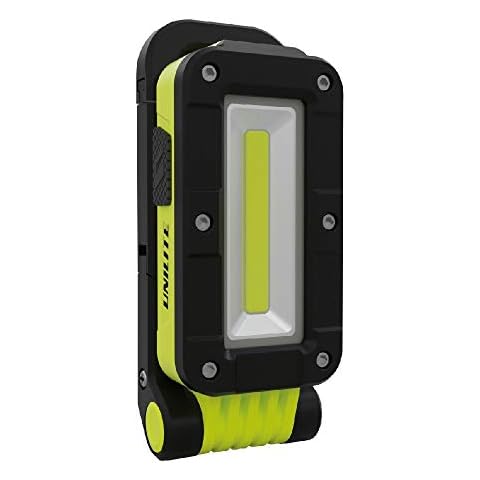 Unilite SLR-500 USB Rechargeable High Power LED Folding Portable Work Task Light | 500 Lumen | Strong Magnetic Base | Integrated LED Torch 300 Lumen | Car Air Freshener Promo Cover