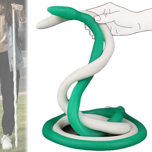 Gienocy 47' Super Long Anal Plug Dildo, Snake Flexible Silicone Butt Plug Vaginal Prostate Massage Stimulation Dilator BDSM Anal Sex Trainer Extreme Adult Sex Toys for Gay Men Women Couples (Green)