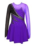 Um den Taillenumfang ist ein 1-lagiger Stretch-Lycr-Rock angebracht. Design mit funkelnden Strass-Details, um das Selbstvertrauen und den Auftritt zu verbessern