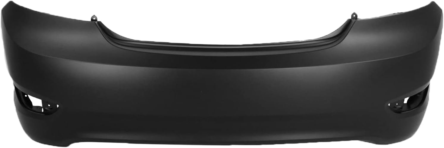 MBI AUTO - Primered, Rear Bumper Cover Replacement for 2012-2017 Hyundai Accent Sedan 12-17, HY1100184