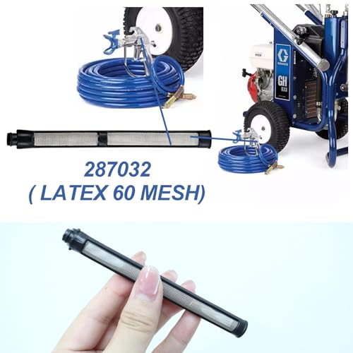 Image of 18 Pcs 287032 Airless Spray Filter, Pump Inner Core Filter Screen 60 Mesh Airless Paint Gun Filter Replacement for 390 395 490 495 595 Paint Sprayer Parts