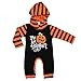 Produktbild Lifreer Halloween Baby Junge Mädchen Outfit Mein erstes Halloween Neugeborenes Kürbis Hoodie Strampler Bodysuit Einteiler Jumpsuit