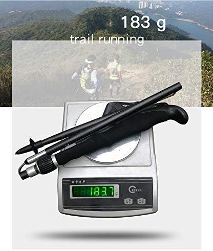 定価の ｏｆｆ フルカーボンファイバートレッキングポールライト折りたたみ折りたたみトレイルランニングハイキングステッキ軽量杖 Www Rubberdev Gov Lk