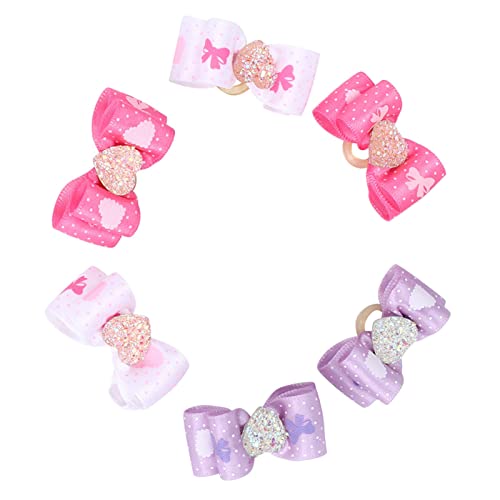 Yctze 15Pcs Multicolor Pet Hair Bowknots - Image 3