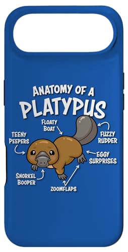 Funny Mens Womens & Kids Kawaii Anatomy of a Platypus Lover �X�}�z�P�[�X iPhone Air �p