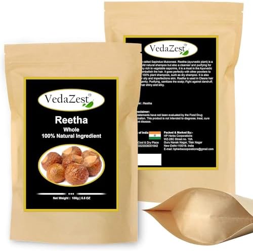 Organic Reetha Raw Whole Reetha, Soap Nuts Berries, Areetha, Kunkudukaialu - 156g/5.5oz for Laundry, Hair, Body Wash & Soap Making, Hypoallergenic, Non-toxic, natural & Eco-Friendly image 4