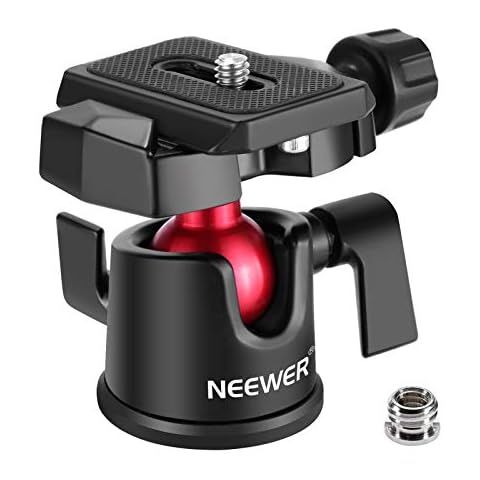 Neewer Cabezal de Bola de Trípode con Placa de Zapata Rápida Cover