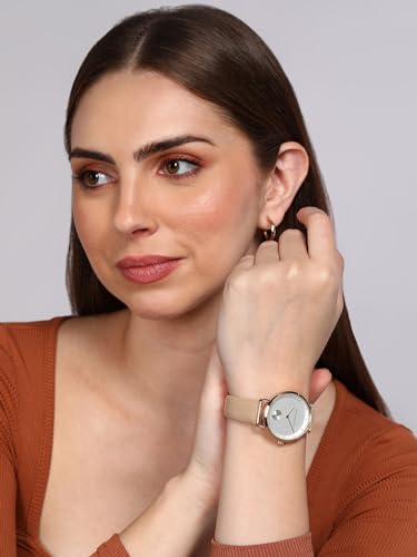 Image of French Connection Silver Dial Analog Watch for Women -FCW09RL