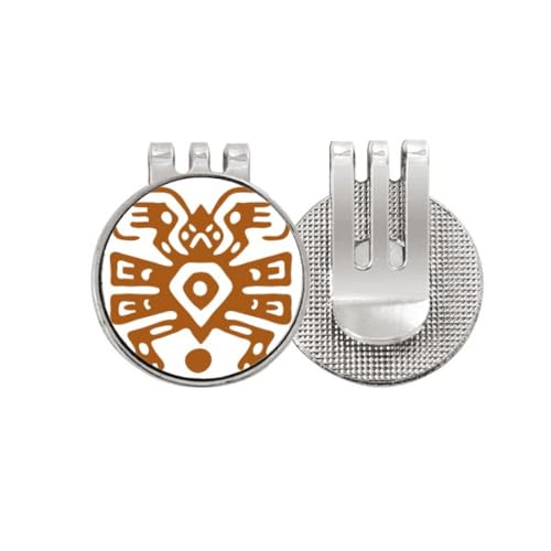 Marqueur de balle de golf no/no Mexico Totems le cadeau idéal émail