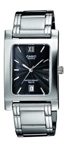 Preisvergleich Produktbild Casio Herren-Armbanduhr Analog Quarz Edelstahl BEM-100D-1AVEF