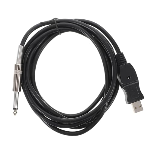 Câble USB pour guitare électrique Vaguelly pour brancher et enregistrer sans carte son