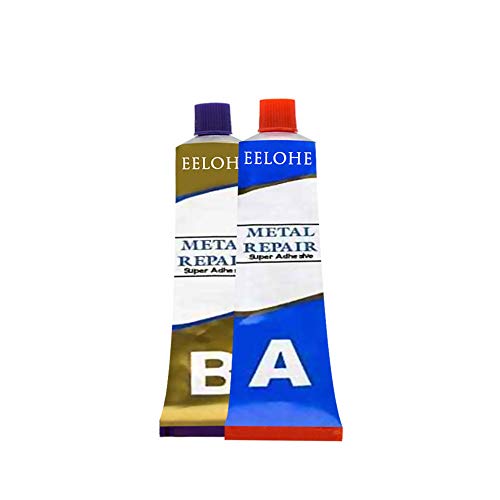 Preisvergleich Produktbild 50 / 100 g Metallkleber Kaltschweißmasse Haftstahl Flüssigmetall Flüssig Metall Metallkleber Flüssigmetall für Metalle, hitzebeständig bis 150 ° C Cold Weld Metal Repair Paste,Heat Resistance (100g)