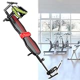 ●【Comoda e regolabile】Panca per stretching posteriore con tavolo di inversione. Altezza regolabile da 145 a 185 cm, estensibile fino a 20 cm. Puoi regolarla in base alla tua altezza per soddisfare le tue esigenze di allenamento. I supporti per le gambe regolabili si adattano sia a piedi grandi che piccoli e proteggono le caviglie.
