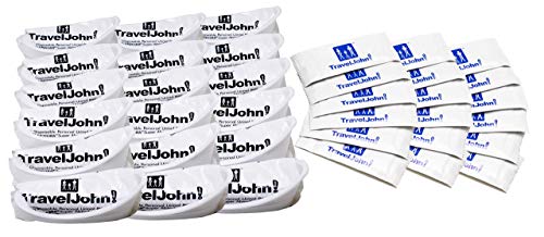 18-Count TravelJohn Resealable Disposable Urinal Bags