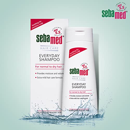 Sebamed Everyday Shampoo |pH 5.5|Soothing for sensitive scalp| Normal to Dry scalp | Dermatologically & clinically tested | 200ml - Image 2