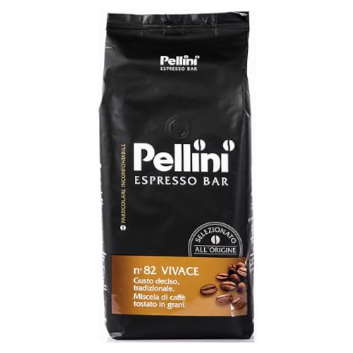 Pellini N.82 Vivace, Café en Grains pour Espresso 1 kg, Mélange...
