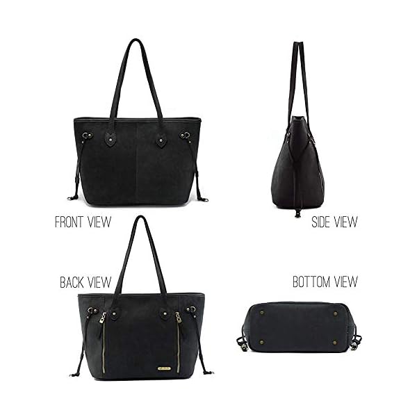 Large-Real-Leather-Concealed-Carry-Tote-Bag-For-Women-Shoulder-Handbag-Fashion-CCW-Purse Montana West Genuine Leather Purses For Women Concealed Carry purse and handbags Large Shoulder bags Tote bag MWL-002RED