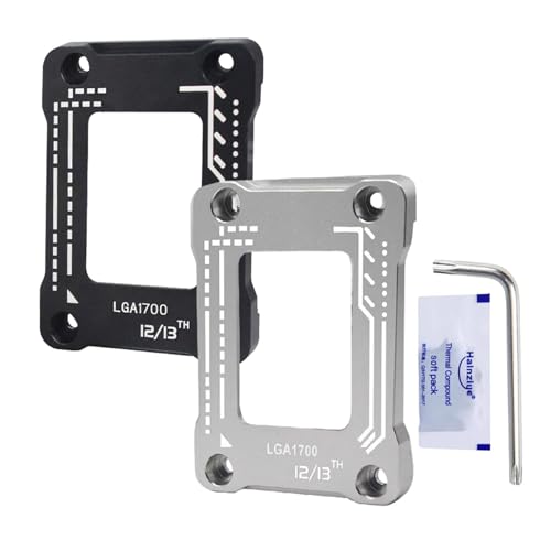 DUDOK 1/2 pcs CPU Mounting Bracket - CPU Anti-Bending Buckle, Heavy Duty CPU Installation Frame | CPU Support Frame with Hand Tools Replacement, CPU Bending Corrector for 12th 13th Generation