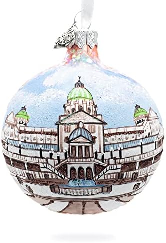 Miniatura 7 de Pennsylvania State Capitol, Harrisburg, Pennsylvania, USA Bola de cristal adorno de Navidad 3.25 pulgadas