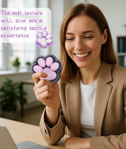 Image of Taba Squishy - Squishy Toy for Adults Stress Relief, Cute Animal Fidget Sensory Toys for Anxiety, Fun Novelty Gifts for Office Desk, Study or Travel (Dark Purple)