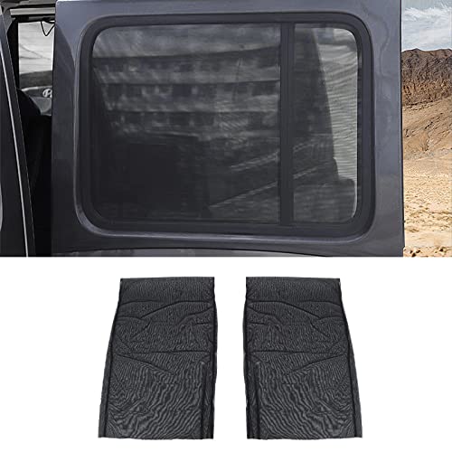 Parasol de malla Hoolcar para ventana de Jeep Gladiator y Wrangler: adiós calor solar