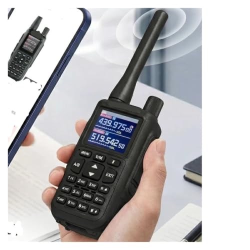 Walkie talkie compatible con Baofeng comunicación sin interferencias y antena compacta 5